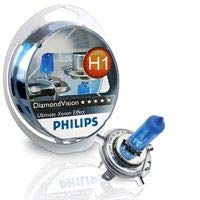 Philips Diamond Vision 5000K H1 Auto-Scheinwerfer-Birnen (Twin Pack von Birnen) von PHILIPS
