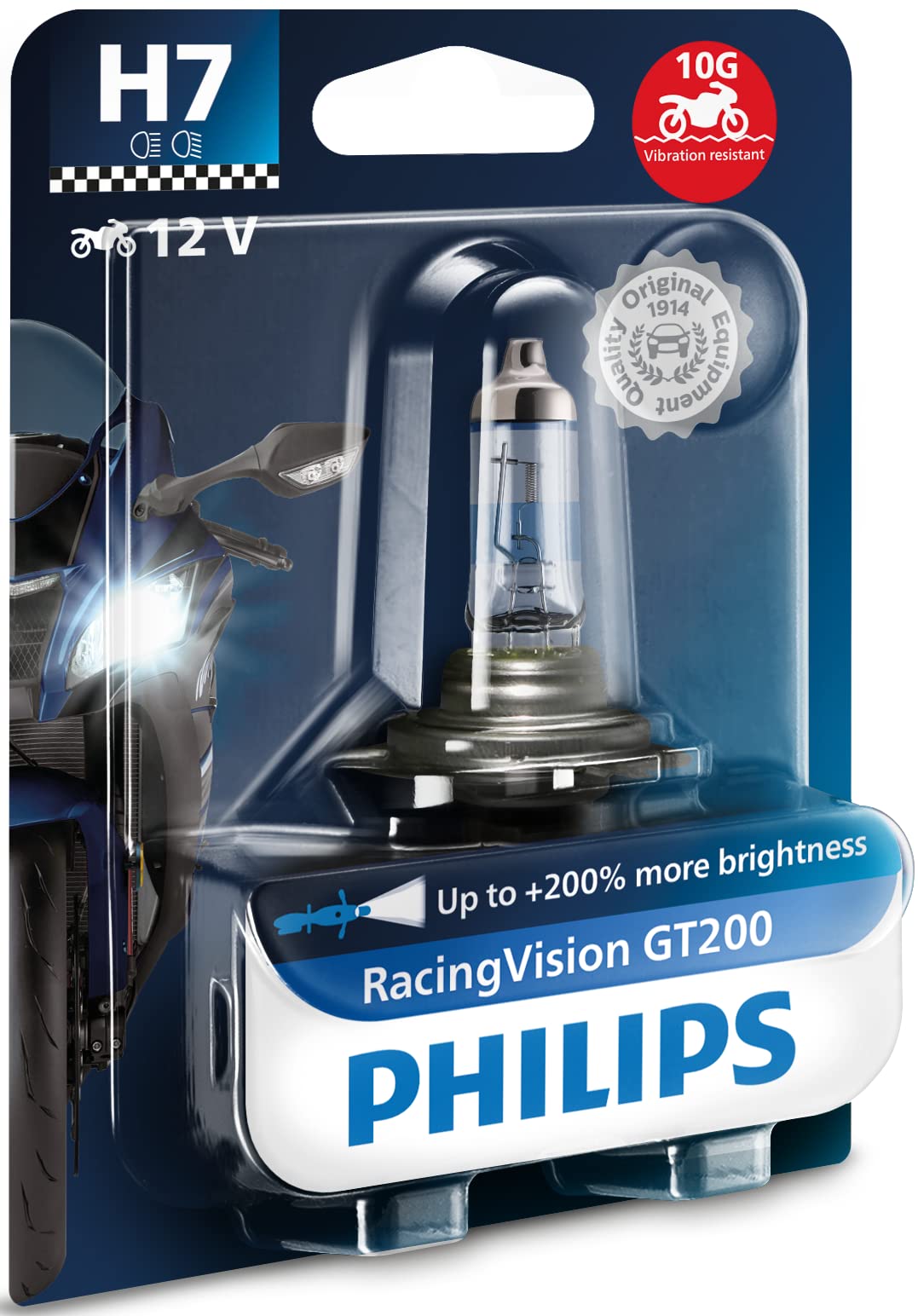 Philips automotive lighting H7 RacingVision GT200 moto Philips automotive lighting H7 RacingVision GT200 moto von Philips automotive lighting