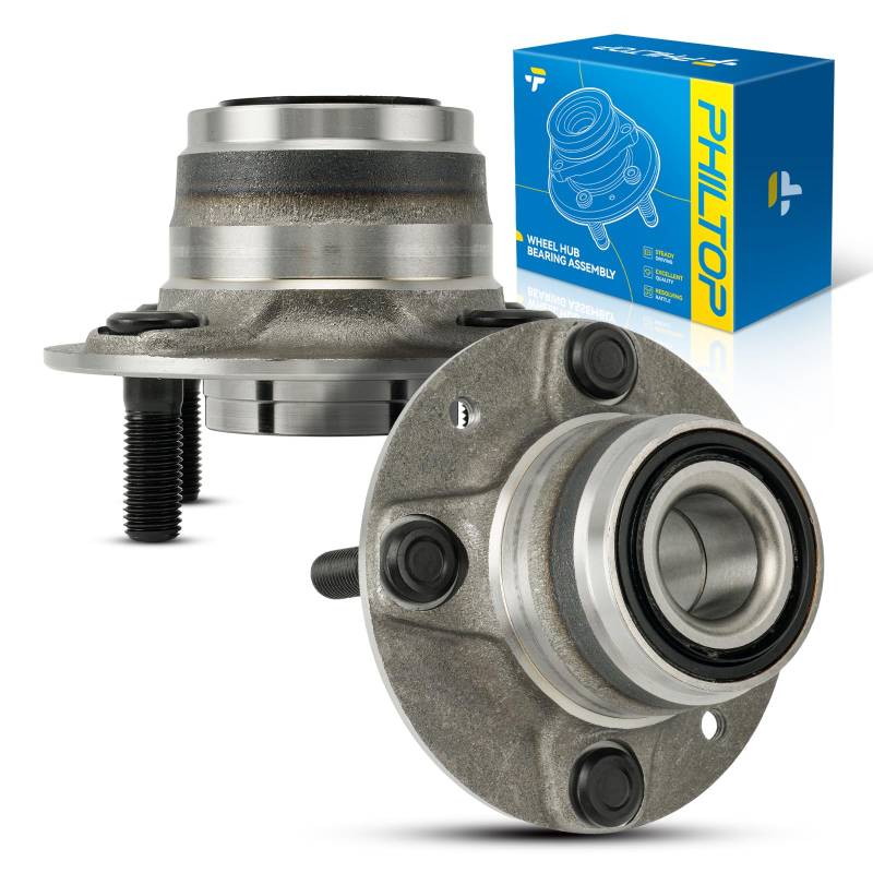 PHILTOP 513152 Paar Vorderradlager und Nabenmontage für Miata 4 Ösen 1990-1997 1999-2005 von PHILTOP