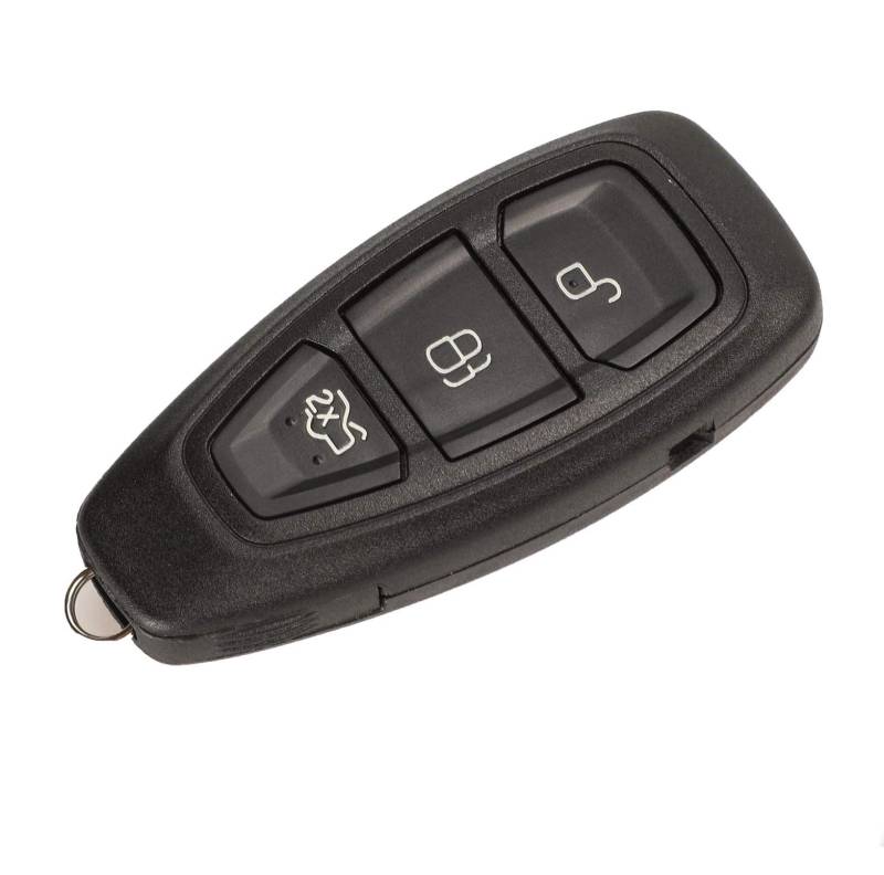 PHONILLICO Schlüsselgehäuse für Ford Focus, C-Max, Fiesta, Kuga, S-Max, Mondeo, B-Max, Ecosport, Galaxy, Kunststoff, 3 Tasten von PHONILLICO