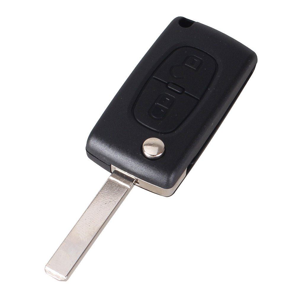 Schlüssel für Peugeot 207 307 308 3008 5008 807 Expert Partner C2 C3 C4 C8 Berlingo Jumpy | CE0523 | 2 Tasten | Modell ohne Batterie Schlitz | Fernbedienung Schlüssel für Peugeot 207 307 308 3008 5008 807 Expert Partner C2 C3 C4 C8 Berlingo Jumpy | CE0523 | 2 Tasten | Modell ohne Batterie Schlitz | Fernbedienung von PHONILLICO
