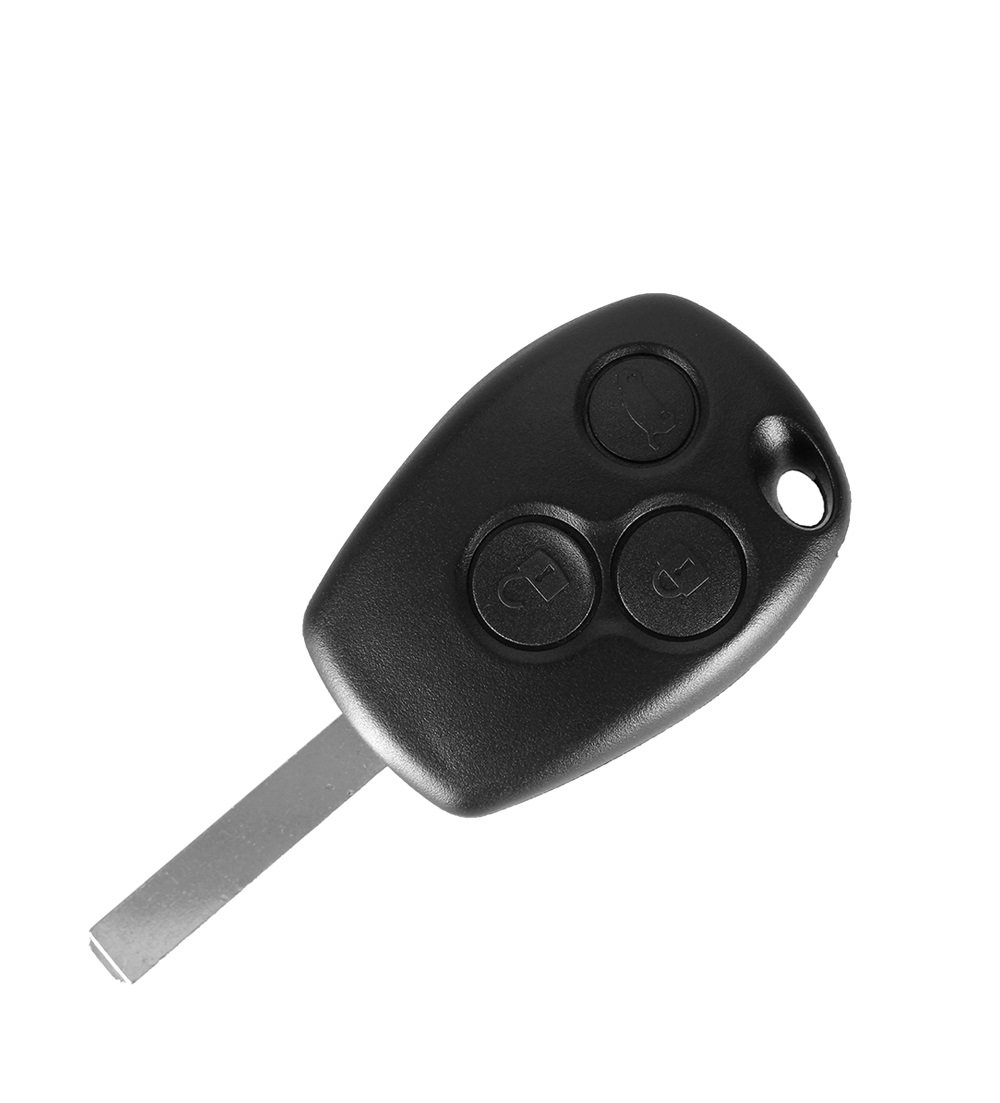 Schlüssel für Renault Clio Kangoo Modus Twingo Wind | 3 Tasten | Fernbedienung Autoschlüssel von PHONILLICO