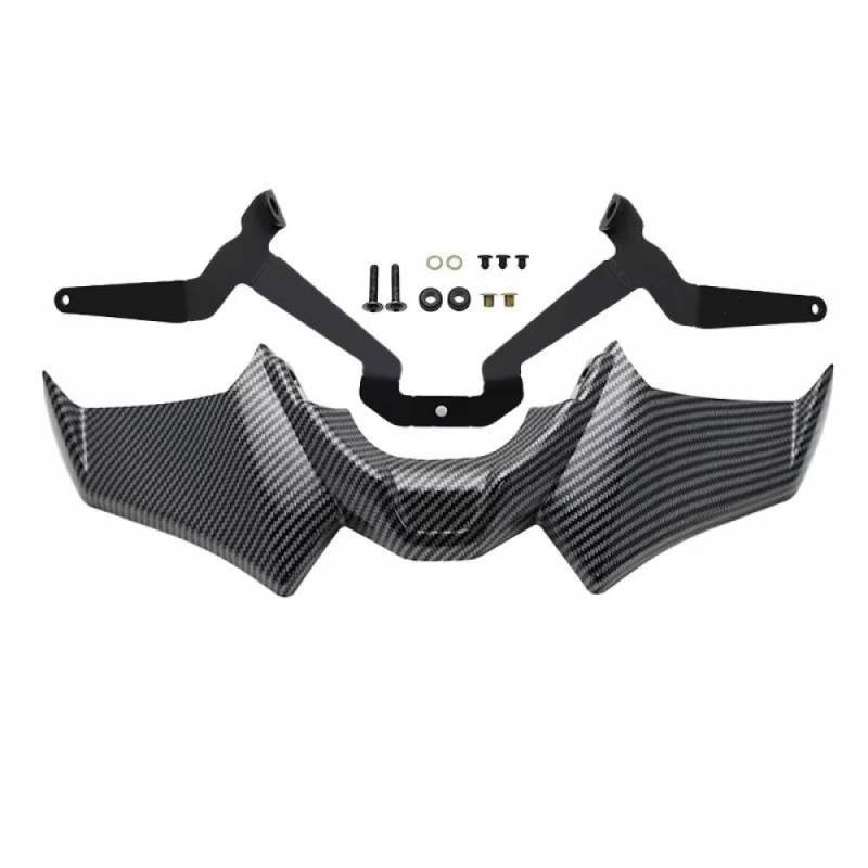 Aerodynamische Flügel-Deflektor-Spoiler mit MT07 MT-07 SP-Modellen 2021-2024 kompatibel(Carbon Fiber Look) von PHOVYAFI