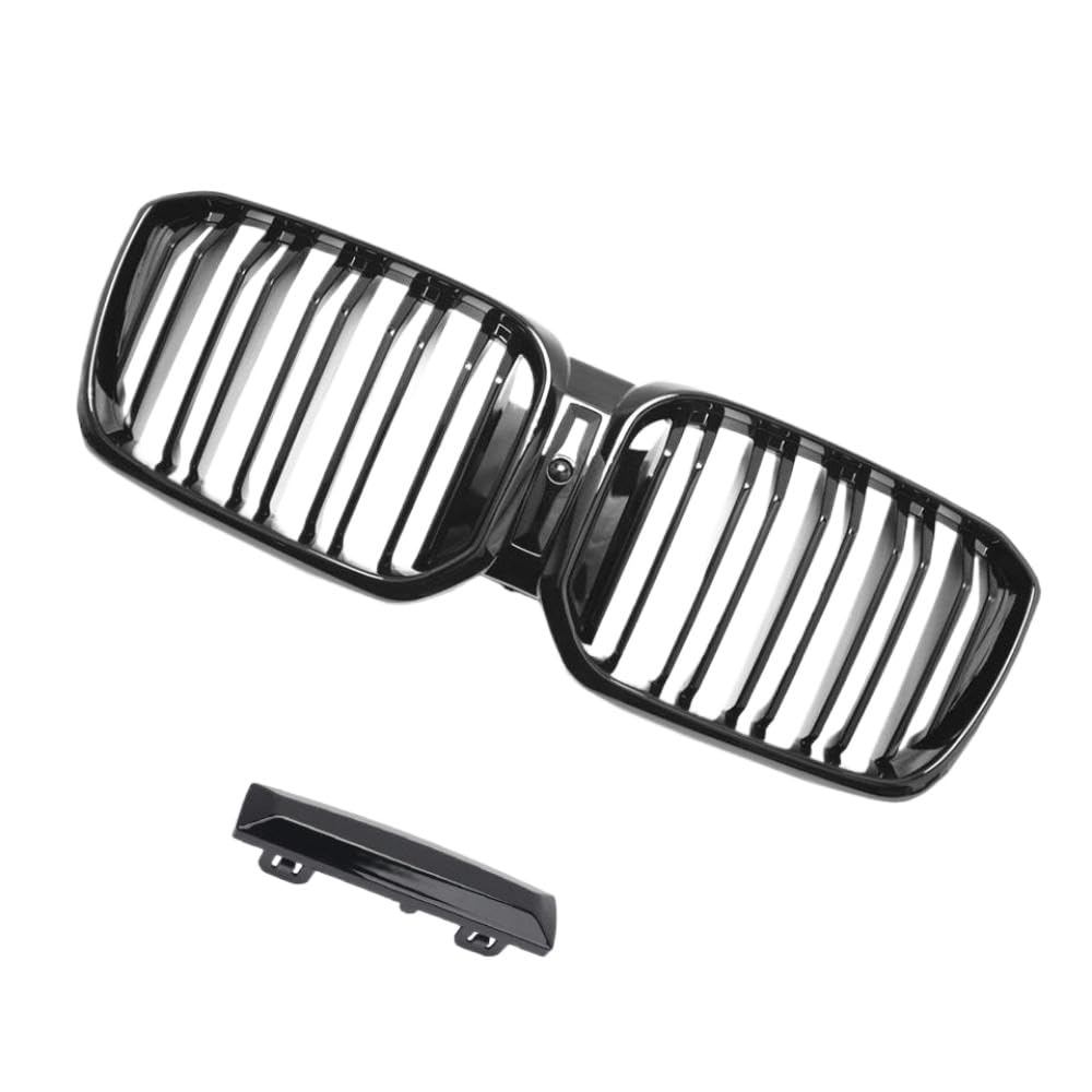 Auto vordere Stoßfänger Grills Renngrill Doppelschild Diamant Look kompatibel mit x3 x4 g01 g02 g08 2022-2023 ABS Ersatz Kühlergrill(Type A) von PHOVYAFI