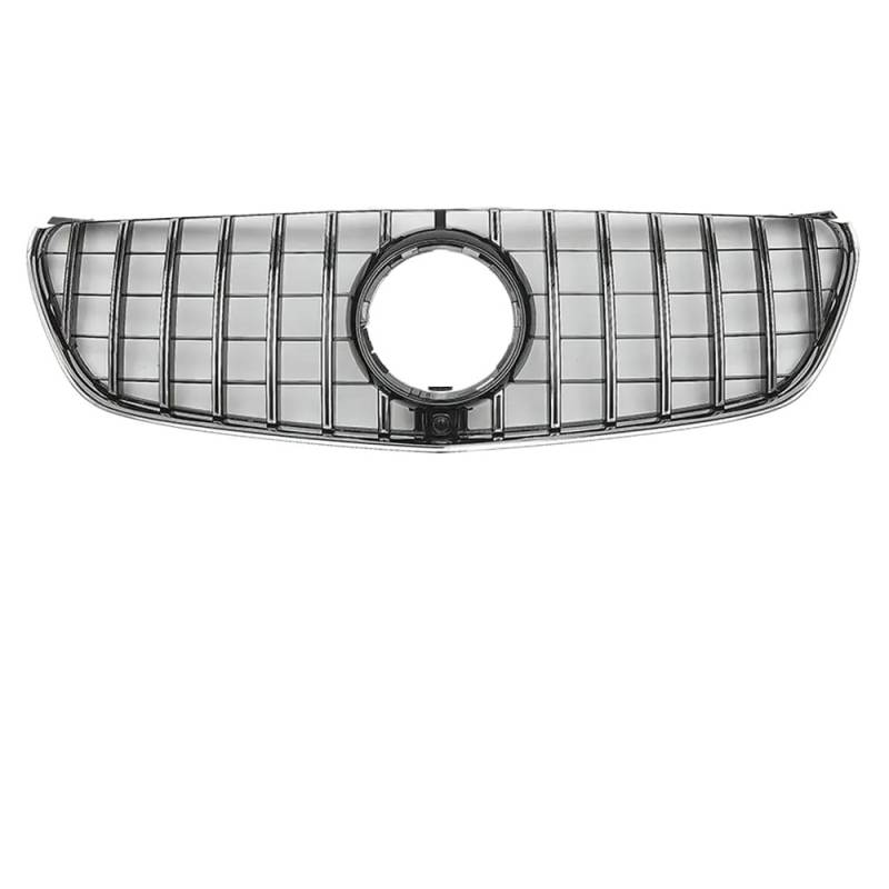 Chrome Black Diamonds Style Grilles kompatibel mit V W447 V250 V260 2016 bis 2020 Glanzschwarz GTR Style Stoßstange Kühlergrill(GTR-Chrome Silver) von PHOVYAFI