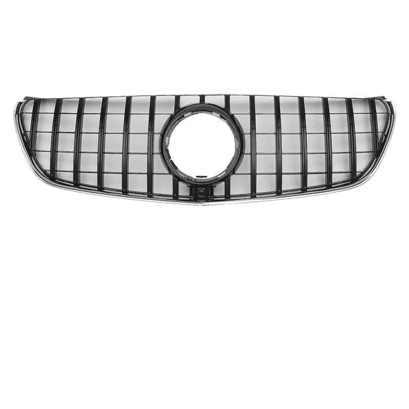 Chrome Black Diamonds Style Grilles kompatibel mit V W447 V250 V260 2016 bis 2020 Glanzschwarz GTR Style Stoßstange Kühlergrill(GTR-Glossy Black) von PHOVYAFI