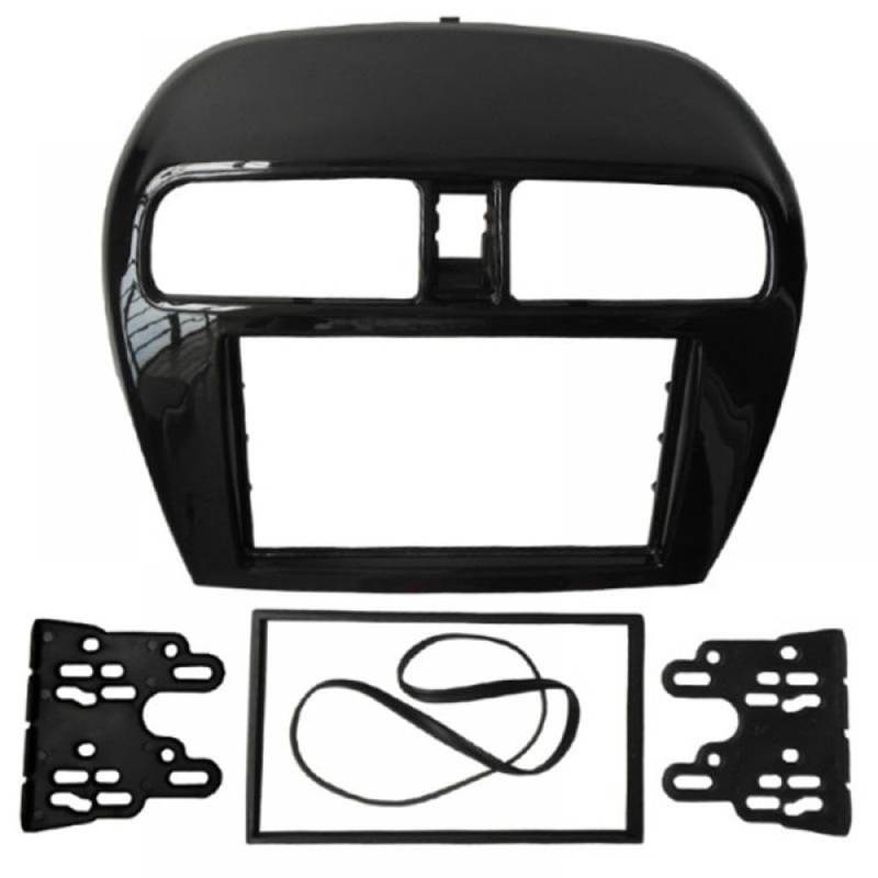 Double Din Dash Mount Installation Trim Kit Kompatibel mit Mirage Space Attrage Radio Stereo Panel von PHOVYAFI