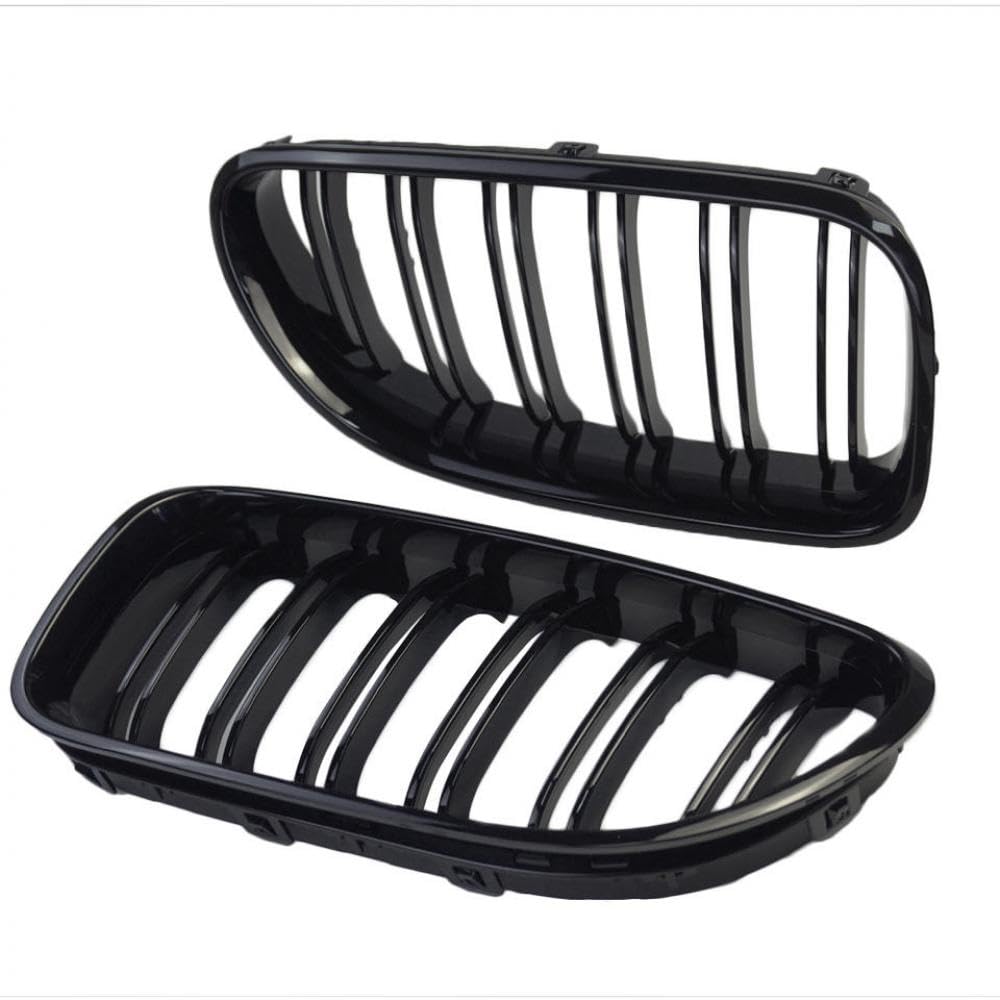 Ersatz Kühlergrill vordere Haube Stoßfänger Kühlergrill kompatibel mit 2012-2017 6 Serie F06 F12 F13 Gloss Black Dual Line Racing Grills Ersatz Kühlergrill vordere Haube Stoßfänger Kühlergrill kompatibel mit 2012-2017 6 Serie F06 F12 F13 Gloss Black Dual Line Racing Grills von PHOVYAFI