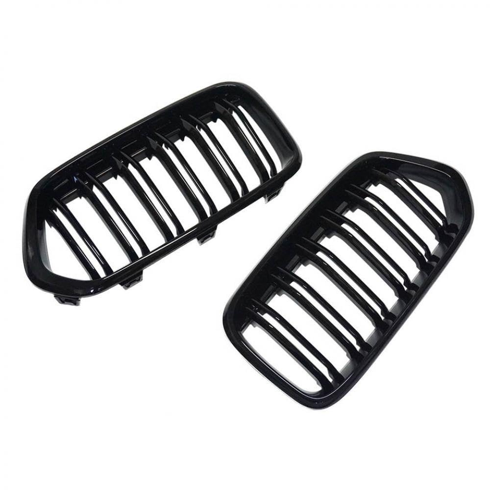 Gloss Black Abs vorderen Stoßfänger -Kühlergrillpaar Kompatibel mit X2 F39 2018 bis 2021 Gloss Black Abs vorderen Stoßfänger -Kühlergrillpaar Kompatibel mit X2 F39 2018 bis 2021 von PHOVYAFI