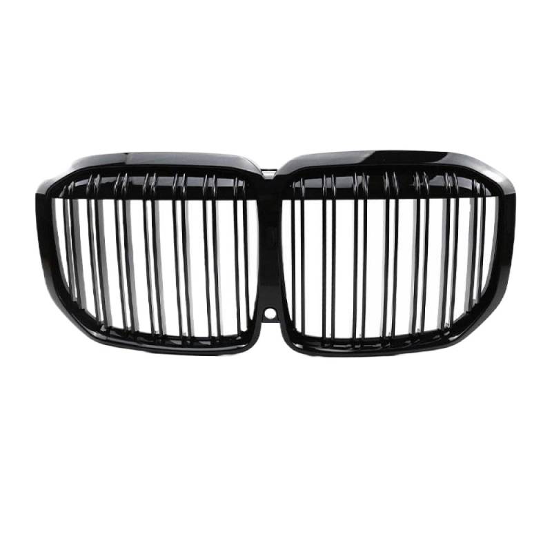 Hochglänzende schwarze Front Nierengitterkompatibel mit der X7 -Serie G07 2019 bis 2021(19-22 Gloss Black-ll) von PHOVYAFI