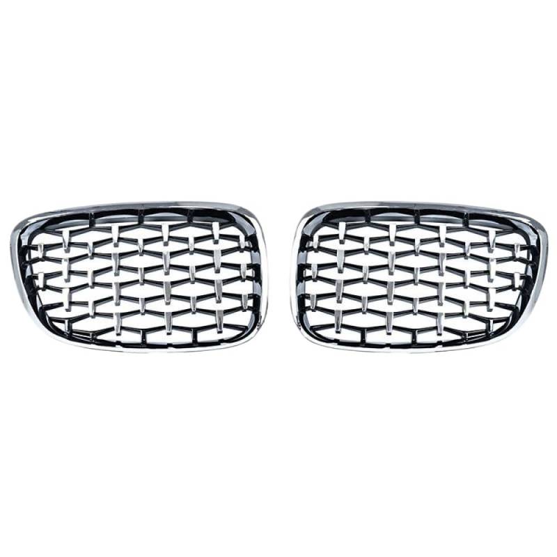 Kühlergrill vorderen Stoßstangen -Renngrill kompatibel mit F07 5 Serie GT 520 528 530 535 550 Modelle von 2009 bis 2016(D) von PHOVYAFI