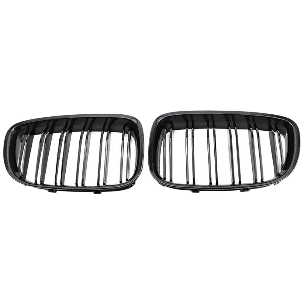 Kühlergrill vorderen Stoßstangen -Renngrill kompatibel mit F07 5 Serie GT 520 528 530 535 550 Modelle von 2009 bis 2016(E) von PHOVYAFI