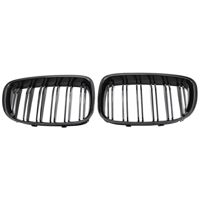 Kühlergrill vorderen Stoßstangen -Renngrill kompatibel mit F07 5 Serie GT 520 528 530 535 550 Modelle von 2009 bis 2016(E) von PHOVYAFI