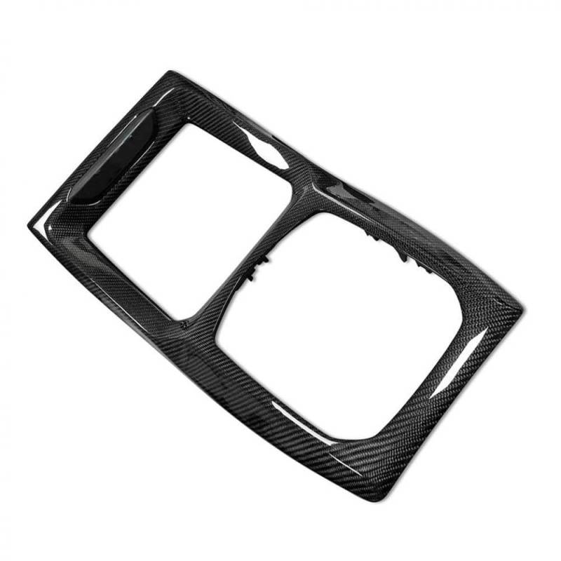 Matt Carbonfaserabdeckungsverkleidung Kompatibel mit Mittelkonsole -Schaltknopf -Panel -Rahmen mit X3 G01 X4 G02 X3M F97 X4M F98 Modelle 2022 2023(Bright LHD) von PHOVYAFI