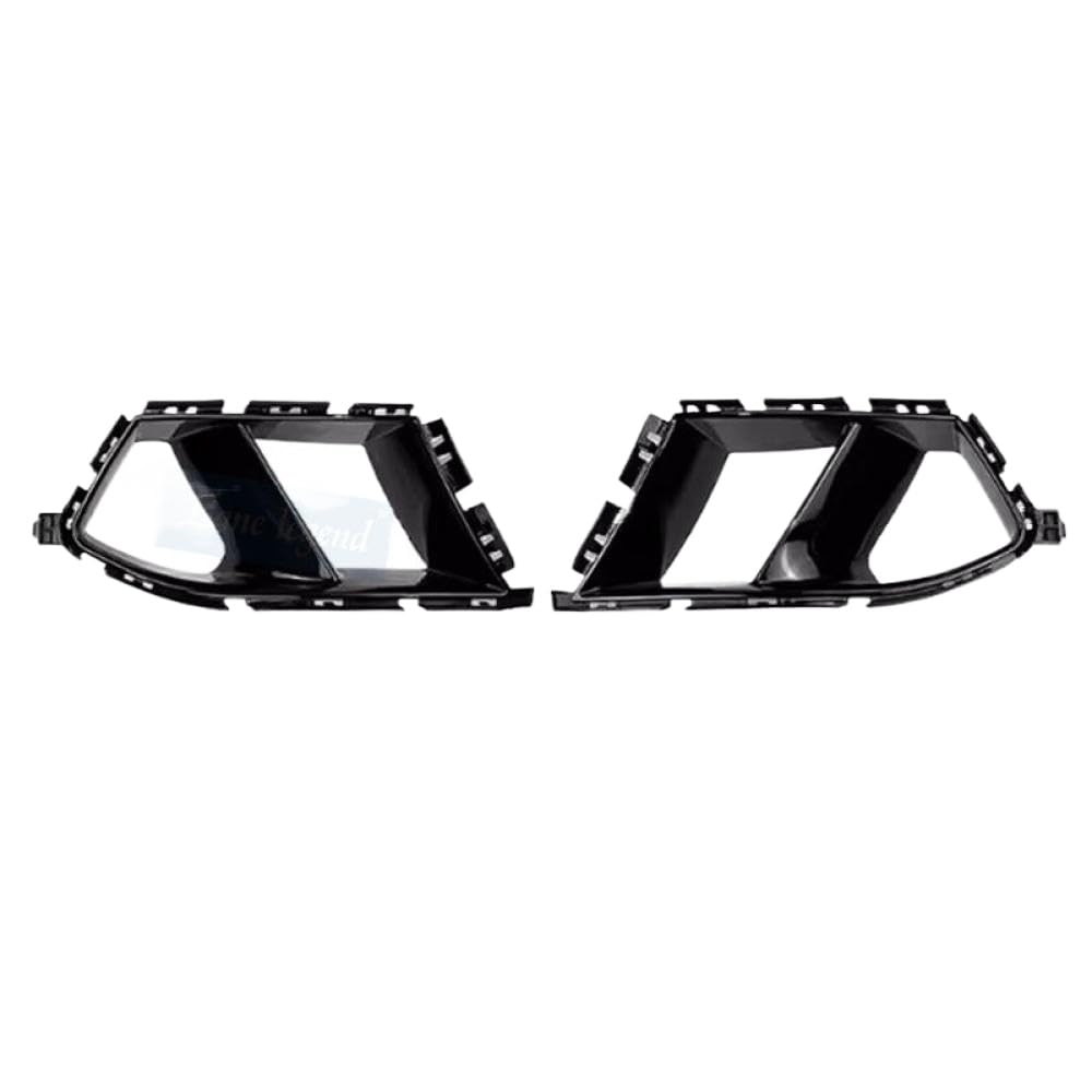Vordere Stoßfänger Seitenluftablüftungsverkleidung kompatibel mit G80 M3 G82 G83 M4 2020-2023(Gloss Black) von PHOVYAFI