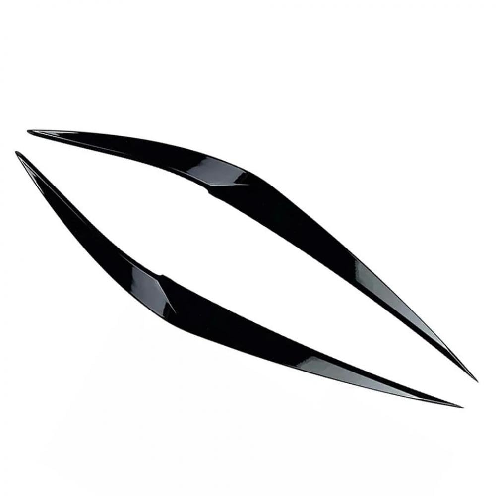 X1 F48 2016 2017 2018 2019 2020 Kompatible Auto vorne Scheinwerfer Augenbrauen Augenlider Trim ABS -Aufkleber Abdeckung Zubehör(Glossy Black) von PHOVYAFI