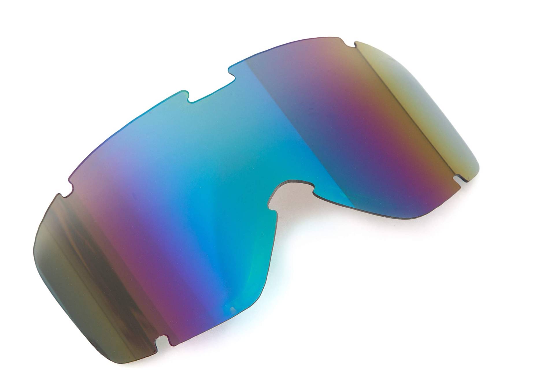 PiWear Ersatzglas für Invase Motorradbrille, blau-verspiegelt von PI Wear
