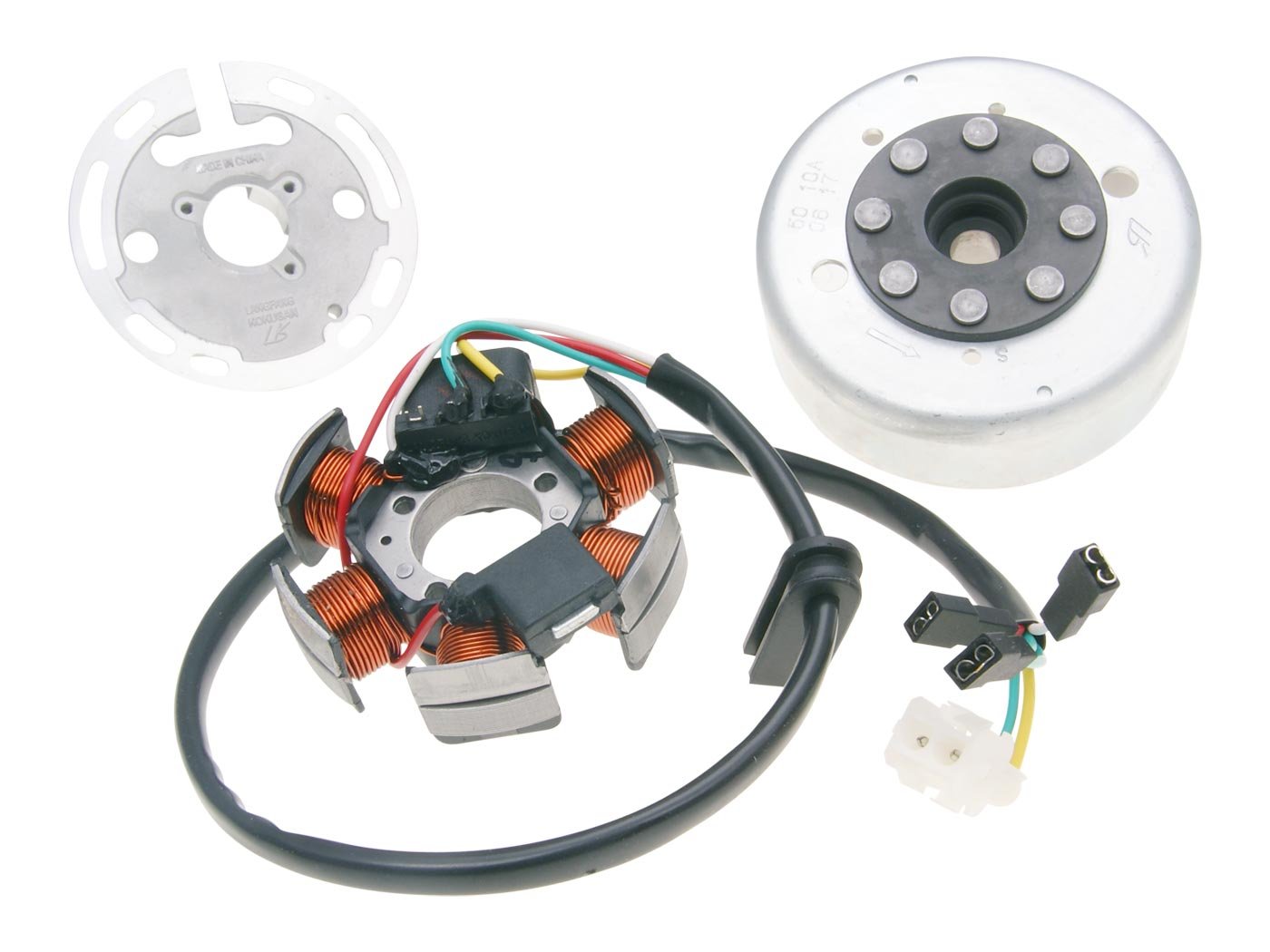 Lichtmaschine Stator und Rotor OEM für Derbi, Aprilia mit Ducati/Kokusan Zündung Lichtmaschine Stator und Rotor OEM für Derbi, Aprilia mit Ducati/Kokusan Zündung von PIAGGIO