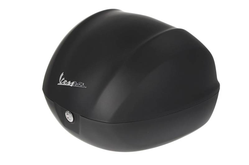 PIAGGIO Topcase original 32 Liter für Vespa Sprint, Primavera 50 125 CCM ab Baujahr 2022 euro5 (schwarz matt opaco NV 99/C) von PIAGGIO