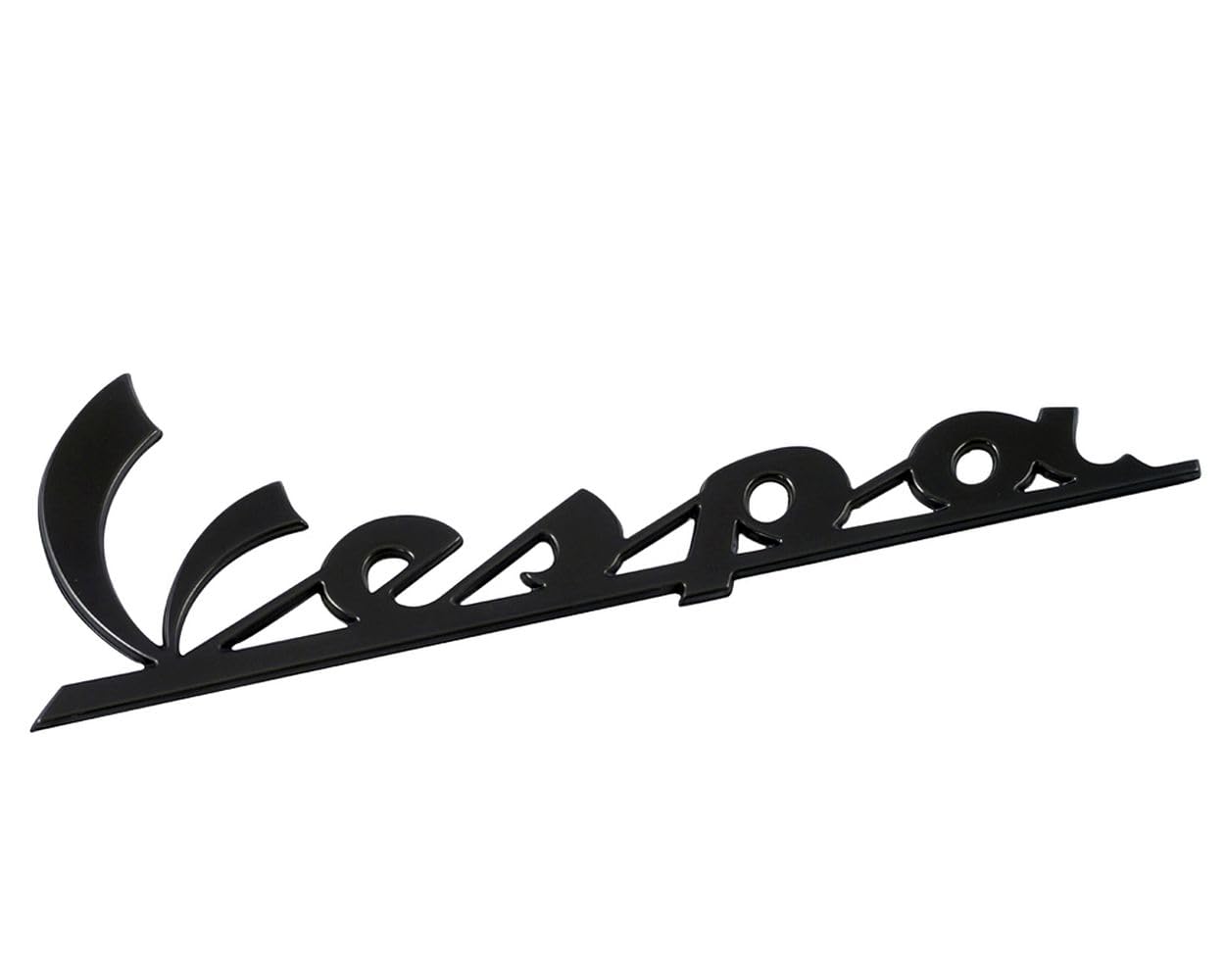 Vespa Schriftzug für Seitenhaube links 150x49mm anthrazit Aufkleber Sticker von PIAGGIO