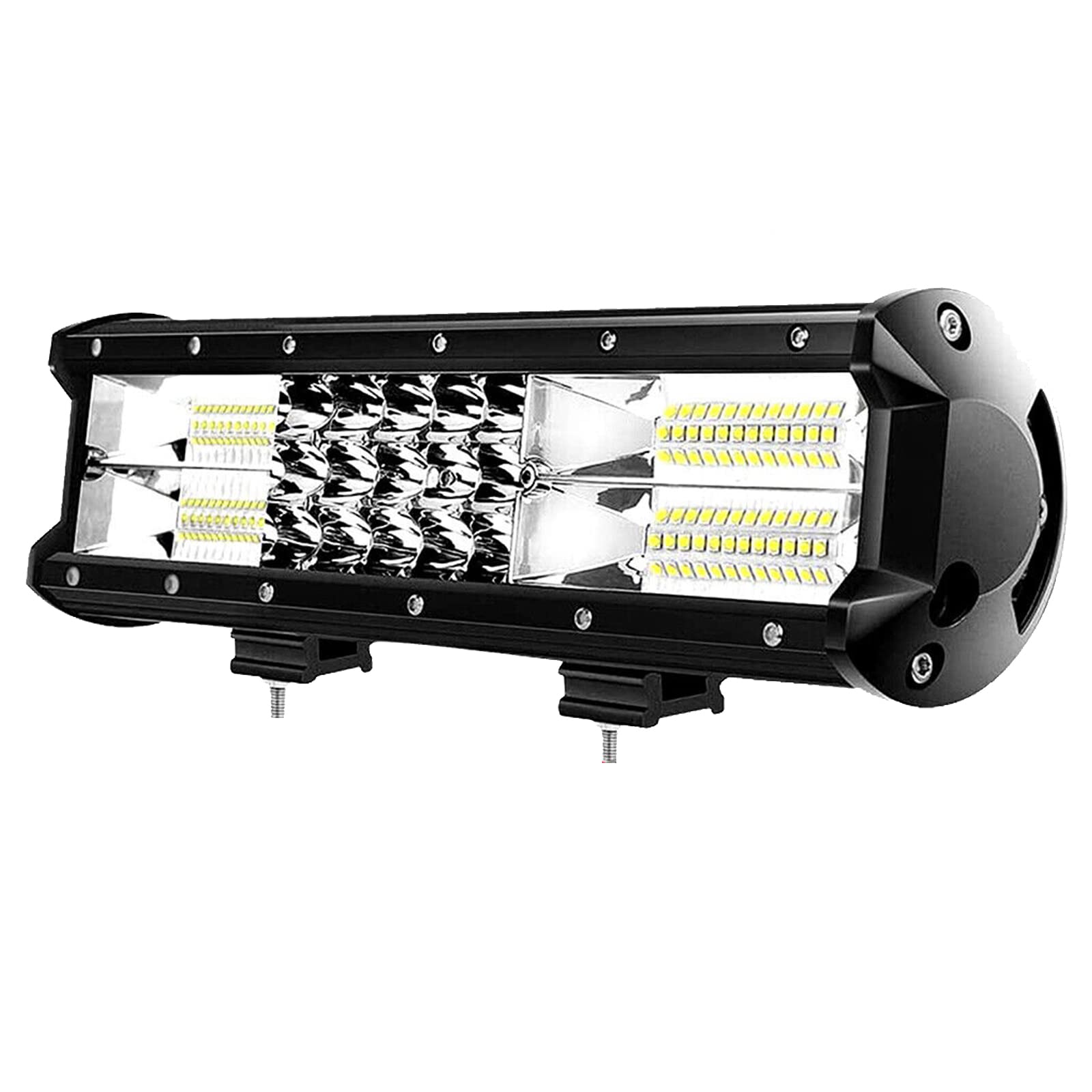 PICAA 180W 12 Zoll LED Lightbar Tri-Reihe LED Lichtbalken Arbeitsscheinwerfer 12V 24V 6000K Wasserdicht für Auto Offroad LKW ATV UTV SUV von PICAA