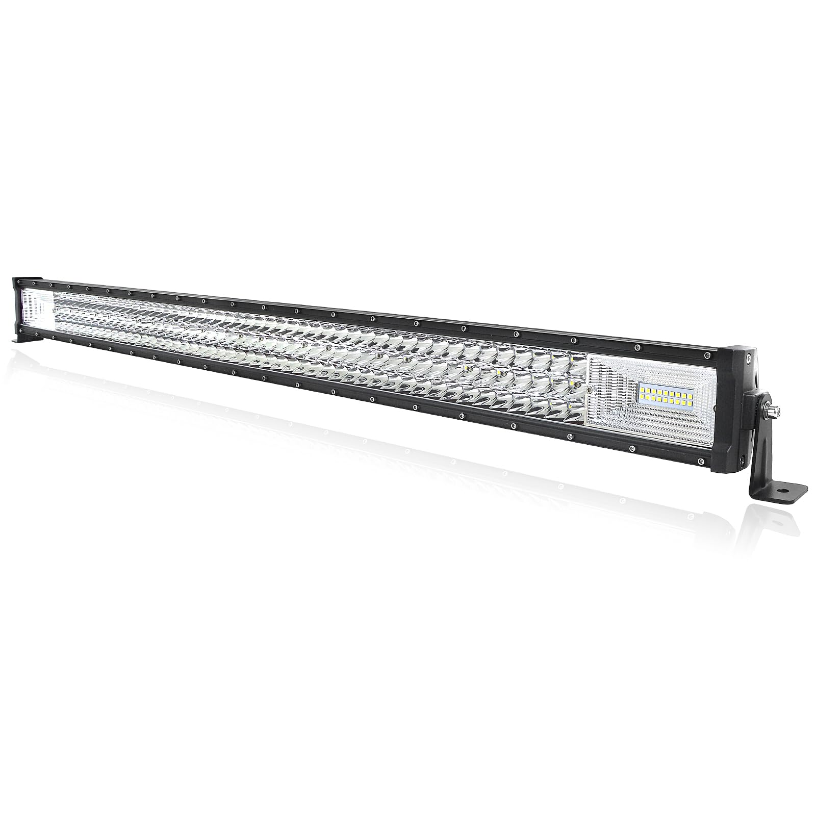 PICAA 42 Zoll 540W 3 Rows LED Lightbar Auto 12V 24V Led Lichtbalken Arbeitsscheinwerfer Bar 6000K Weiß Wasserdicht für Offroad LKW 4WD 4x4 SUV KFZ UTE ATV PICAA 42 Zoll 540W 3 Rows LED Lightbar Auto 12V 24V Led Lichtbalken Arbeitsscheinwerfer Bar 6000K Weiß Wasserdicht für Offroad LKW 4WD 4x4 SUV KFZ UTE ATV von PICAA