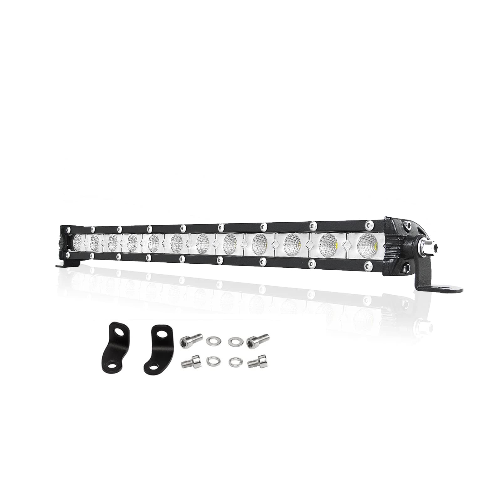 PICAA Led Arbeitsscheinwerfer 13 Zoll 38CM 60W einzelne Reihe Led Lichtbalken 12V Slim Led Zusatzscheinwerfer Bar Flutlicht LED Arbeit Licht Bar für SUV Offroad ATV UTV Traktor 4x4 Auto PICAA Led Arbeitsscheinwerfer 13 Zoll 38CM 60W einzelne Reihe Led Lichtbalken 12V Slim Led Zusatzscheinwerfer Bar Flutlicht LED Arbeit Licht Bar für SUV Offroad ATV UTV Traktor 4x4 Auto von PICAA