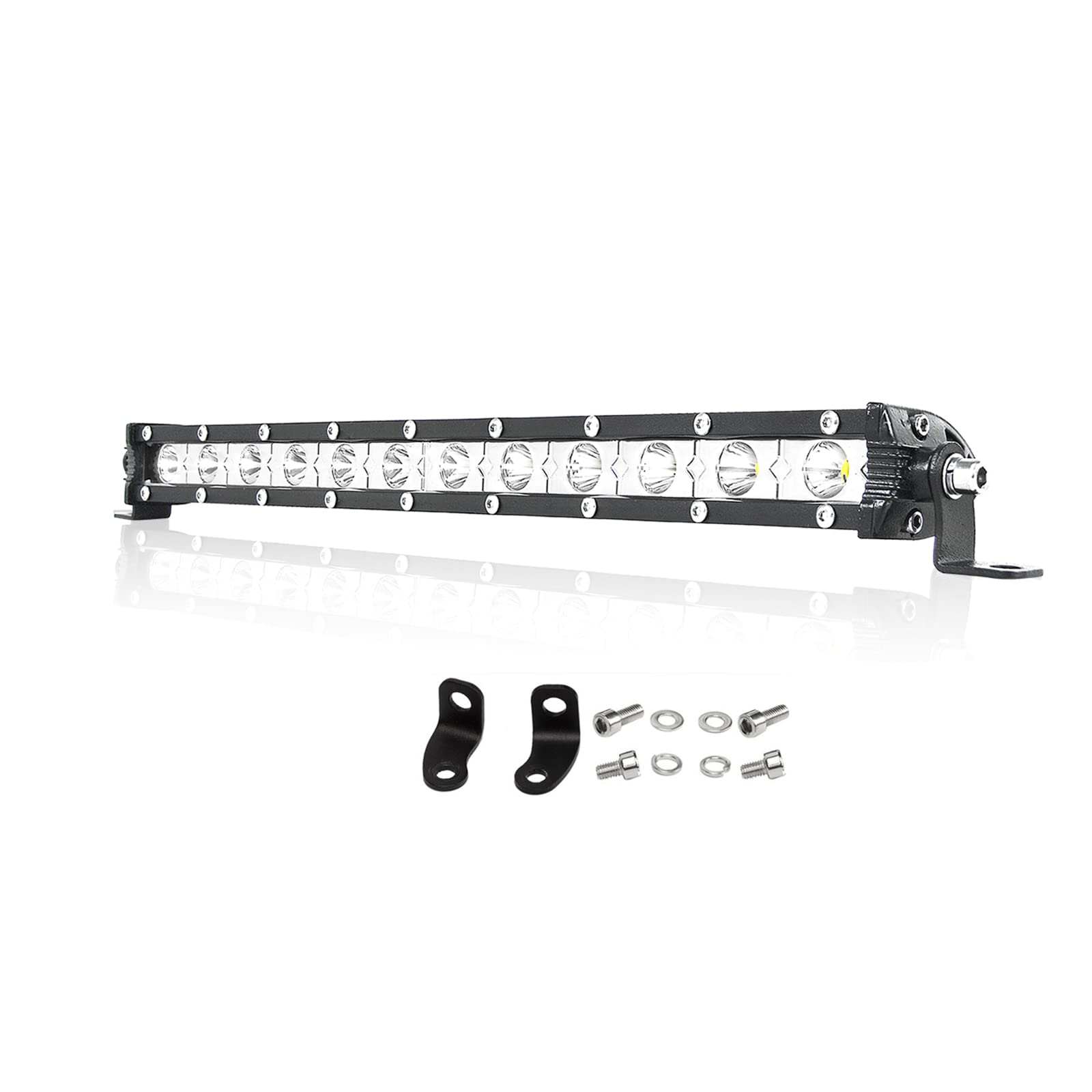 PICAA Led Arbeitsscheinwerfer 13 Zoll 38CM 60W einzelne Reihe Led Lichtbalken 12V Slim Led Zusatzscheinwerfer Bar Spot LED Arbeit Licht Bar für SUV Offroad ATV UTV Traktor 4x4 Auto PICAA Led Arbeitsscheinwerfer 13 Zoll 38CM 60W einzelne Reihe Led Lichtbalken 12V Slim Led Zusatzscheinwerfer Bar Spot LED Arbeit Licht Bar für SUV Offroad ATV UTV Traktor 4x4 Auto von PICAA