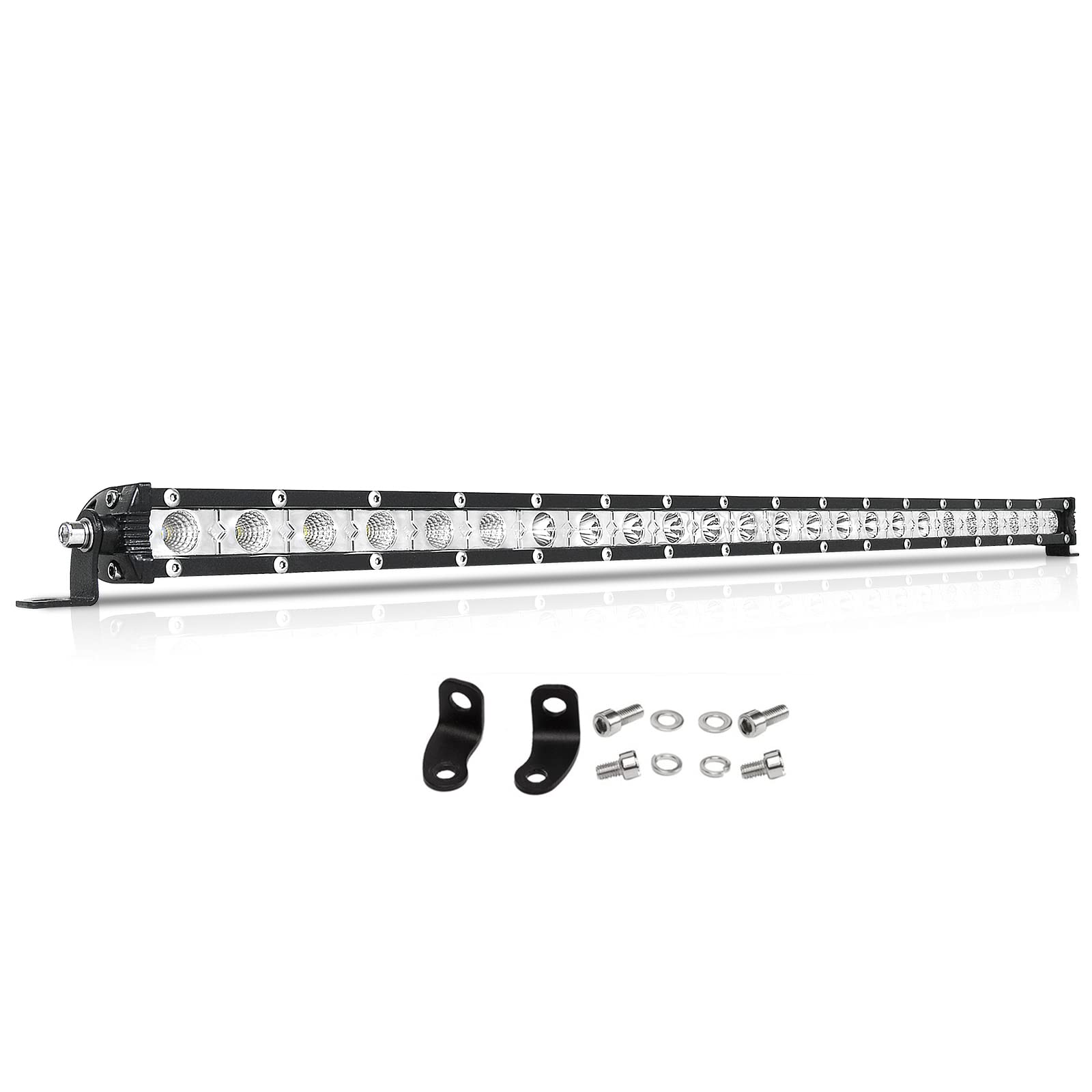 PICAA Led Arbeitsscheinwerfer 25 Zoll 69.5CM 120W einzelne Reihe Led Lichtbalken 12V Slim Led Zusatzscheinwerfer Bar Spot Flutlicht LED Arbeit Licht Bar für SUV Offroad ATV UTV Traktor 4x4 Auto PICAA Led Arbeitsscheinwerfer 25 Zoll 69.5CM 120W einzelne Reihe Led Lichtbalken 12V Slim Led Zusatzscheinwerfer Bar Spot Flutlicht LED Arbeit Licht Bar für SUV Offroad ATV UTV Traktor 4x4 Auto von PICAA