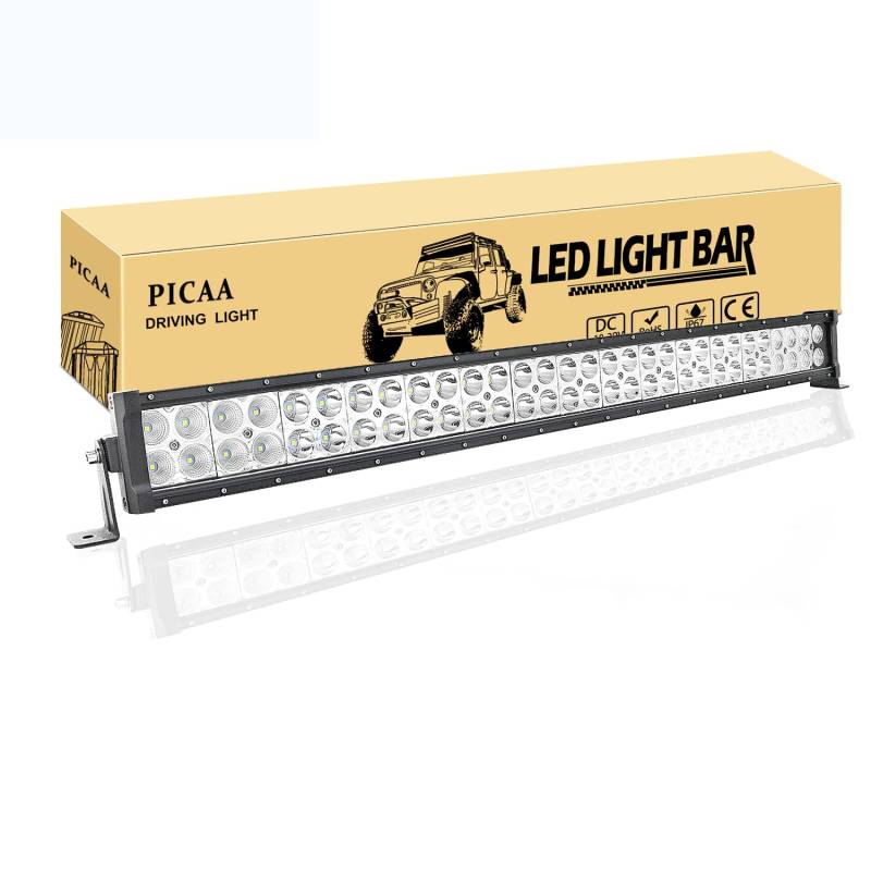 PICAA Led Lichtleiste Led Arbeitsscheinwerfer 32 Zoll 79CM 180W Led Lichtbalken 12V Led Zusatzscheinwerfer Bar LED Arbeit Licht Bar für SUV Offroad ATV UTV Traktor 4x4 Auto von PICAA