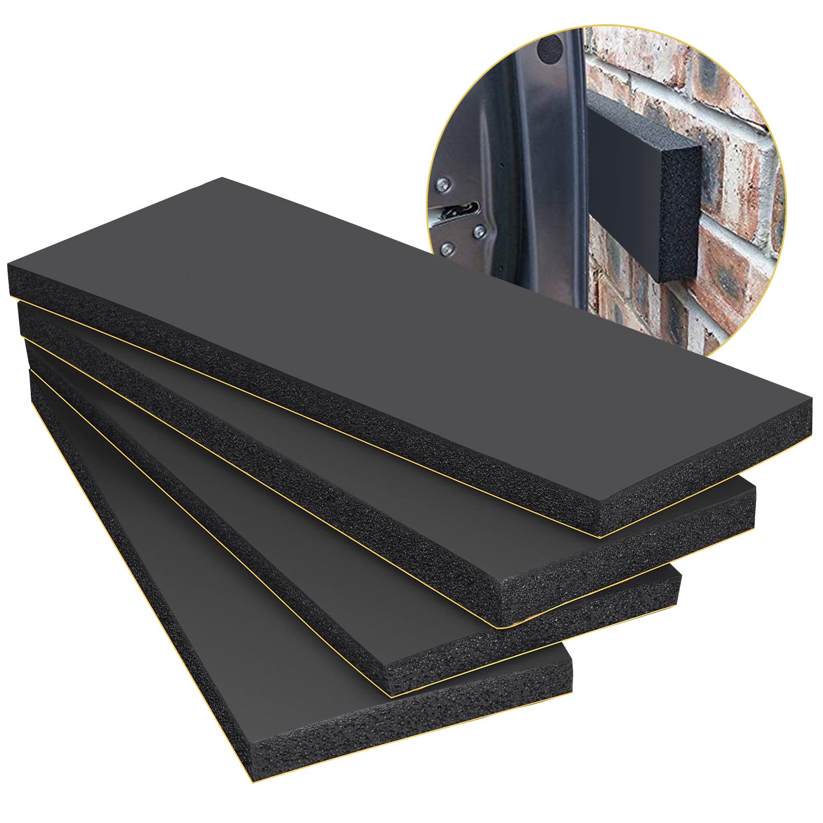 4er Set Garagen Wandschutz Selbstklebend, 42 * 15 * 2cm Autotür Wandschutz 2cm Dicker Auto Schutz Garage Türkantenschutz für Ihr Auto,Garagenwand und Parkplatz 4er Set Garagen Wandschutz Selbstklebend, 42 * 15 * 2cm Autotür Wandschutz 2cm Dicker Auto Schutz Garage Türkantenschutz für Ihr Auto,Garagenwand und Parkplatz von PICK FOR LIFE