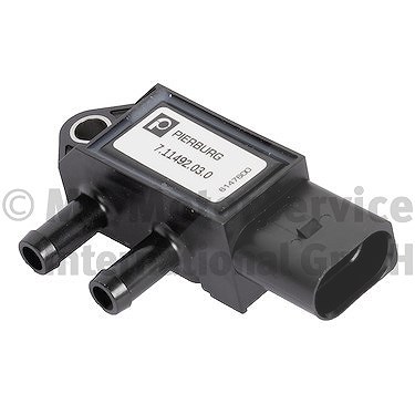 Pierburg Sensor, Abgasdruck [Hersteller-Nr. 7.11492.03.0] für Audi, Porsche, Seat, Skoda, VW von PIERBURG