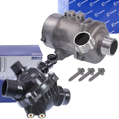 Pierburg Wasserpumpe + Behr Thermostat für BMW von PIERBURG