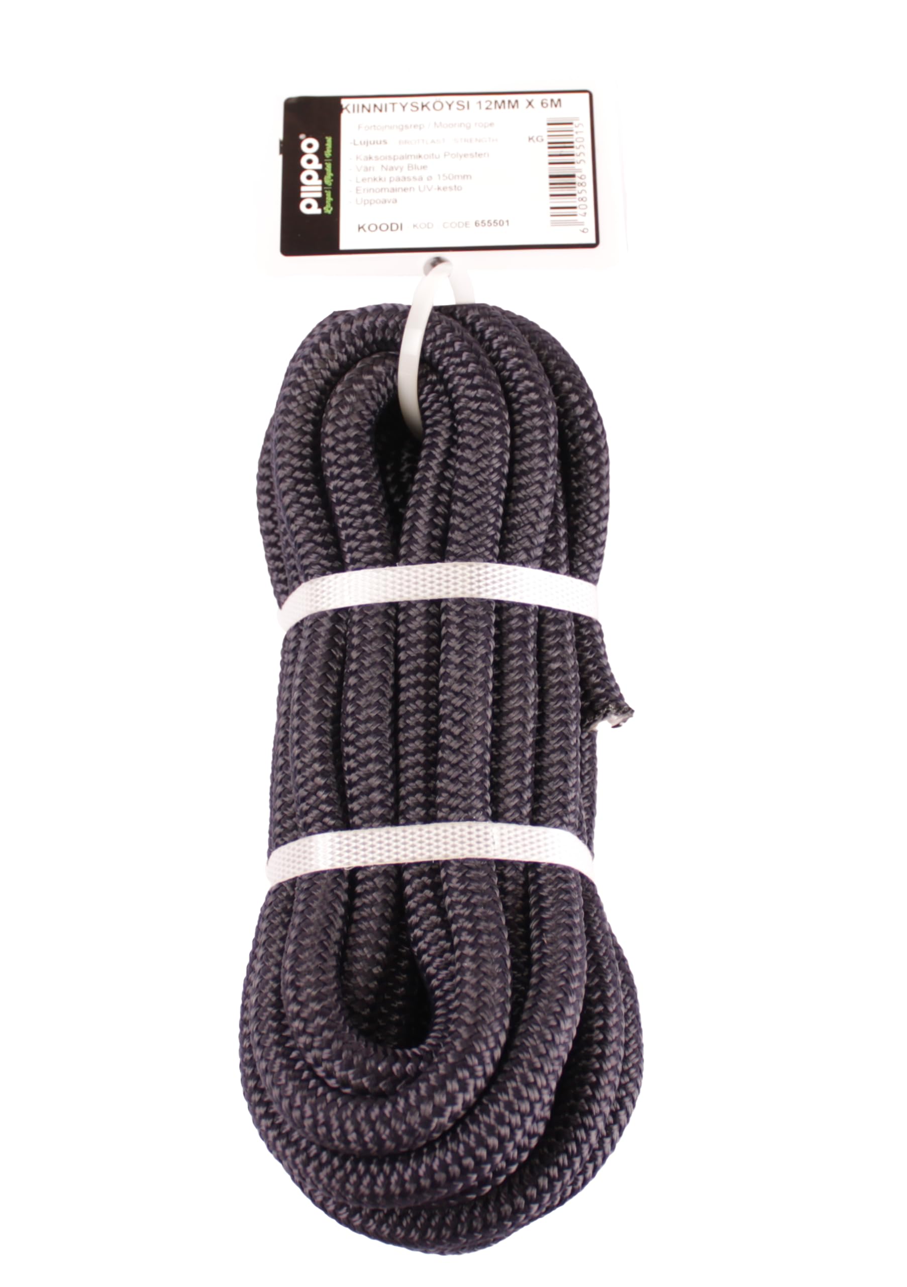 Fenderleine, Fenderseil, Festmacherleine mit Schlaufe 6 Meter X 12 mm Fenderleine, Fenderseil, Festmacherleine mit Schlaufe 6 Meter X 12 mm von PIIPPO