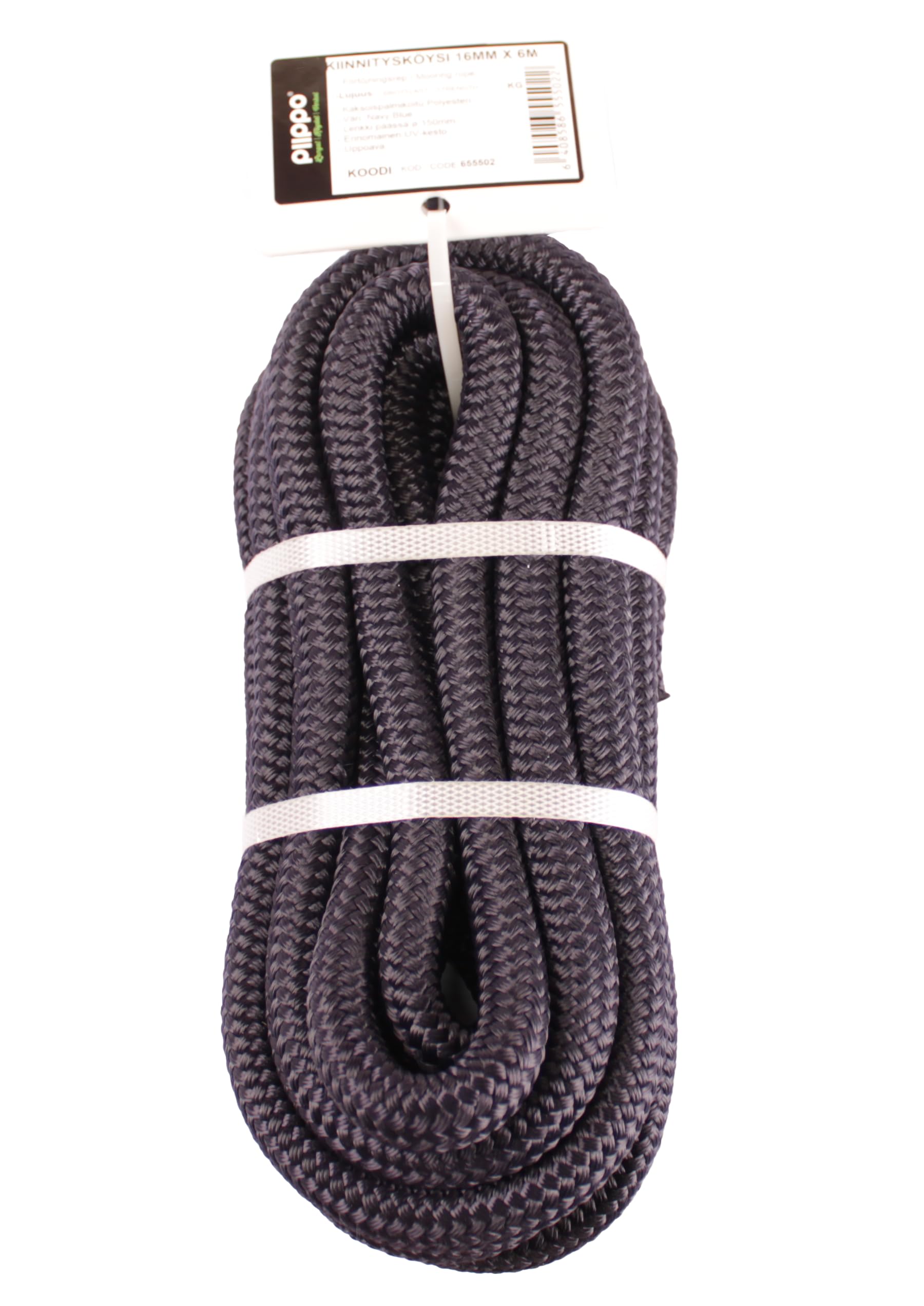 Fenderleine, Fenderseil, Festmacherleine mit Schlaufe 6 Meter X 16 mm Fenderleine, Fenderseil, Festmacherleine mit Schlaufe 6 Meter X 16 mm von PIIPPO