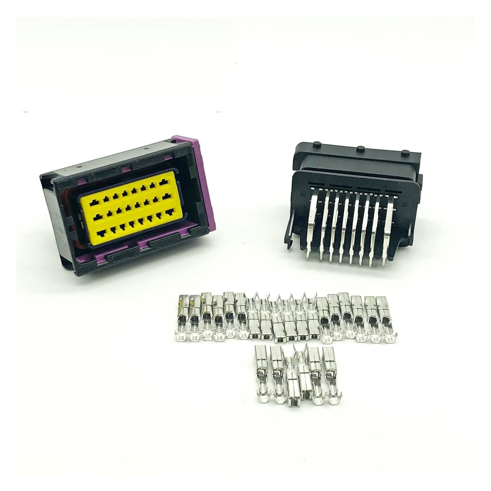 Hengliang Store FCI ECU-Stecker, 24-polig, 24-polig, männlich und weiblich, Automobilgehäuse, abgedichtete Stecker, Steckdose 211PC249S8005 Hengliang Store FCI ECU-Stecker, 24-polig, 24-polig, männlich und weiblich, Automobilgehäuse, abgedichtete Stecker, Steckdose 211PC249S8005 von PIKETU