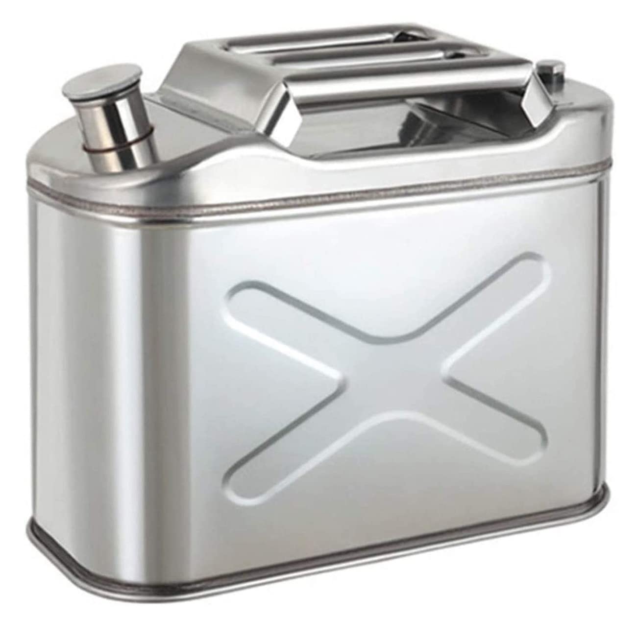 PILYON 5L/10L/15L/20L Kraftstoff Benzin Benzin Diesel Gaskanister Tankcontainer Backup, 201 Edelstahl-Kanister für Motorräder, Autos, Rasenmäher, Bootfahren, Camping,10L PILYON 5L/10L/15L/20L Kraftstoff Benzin Benzin Diesel Gaskanister Tankcontainer Backup, 201 Edelstahl-Kanister für Motorräder, Autos, Rasenmäher, Bootfahren, Camping,10L von PILYON