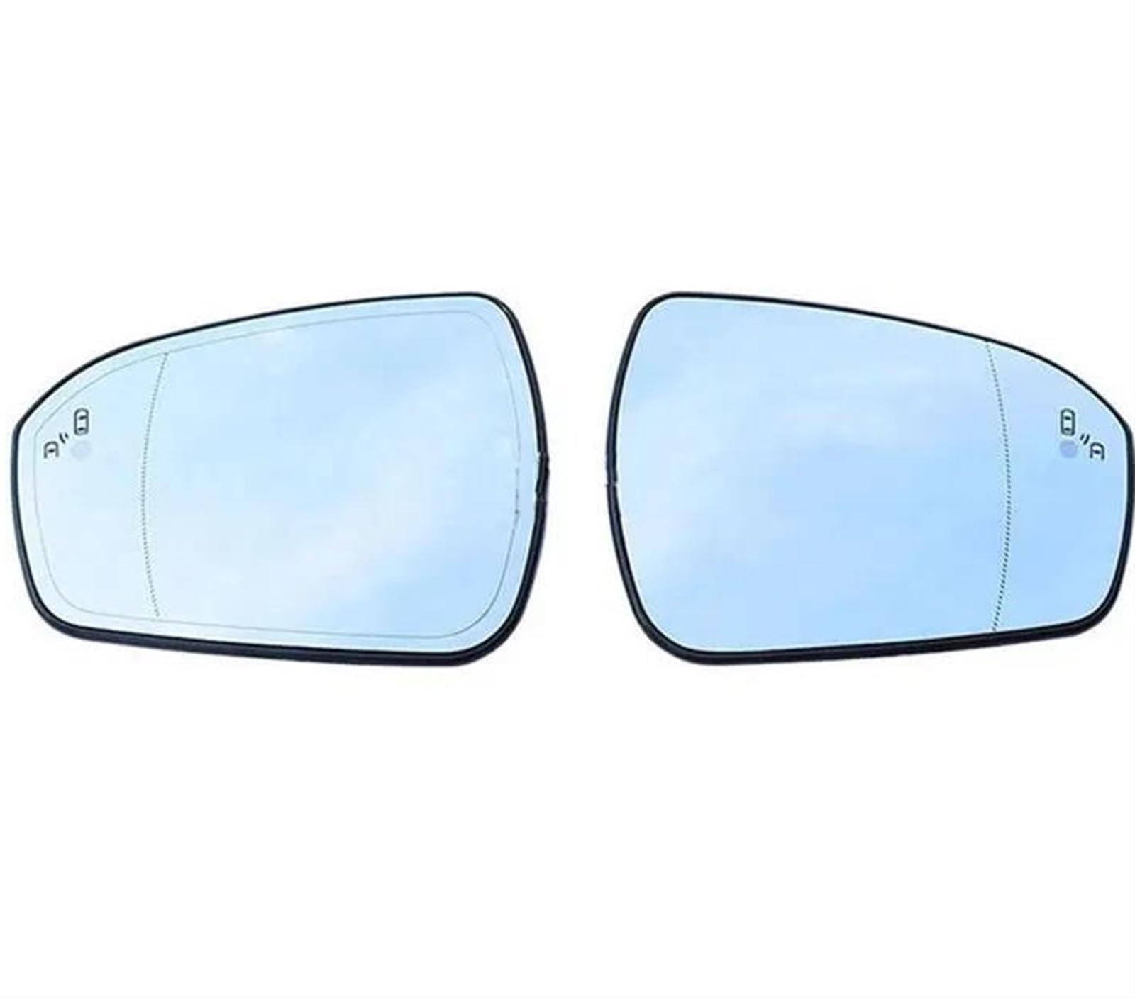 Außenspiegel Für Ford Für Mondeo V Für MK5 2014 2015 2016 2017 2018 Auto Erhitzt Blind Spot Warnung Flügel Hinten Spiegel Glas Rück Spiegelglas (Farbe : A pair) von PINNKL