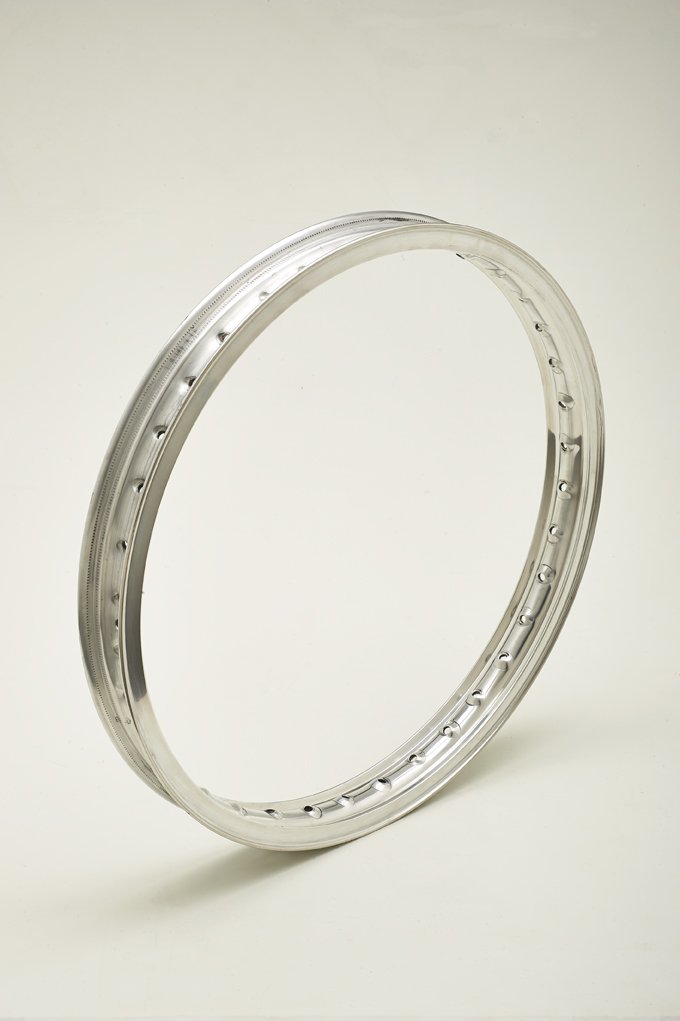 Felge in Aluminium Typ Borrani Record Wheel Rim D104 1,60 x 19 36 Loch von PIRINI MOTO