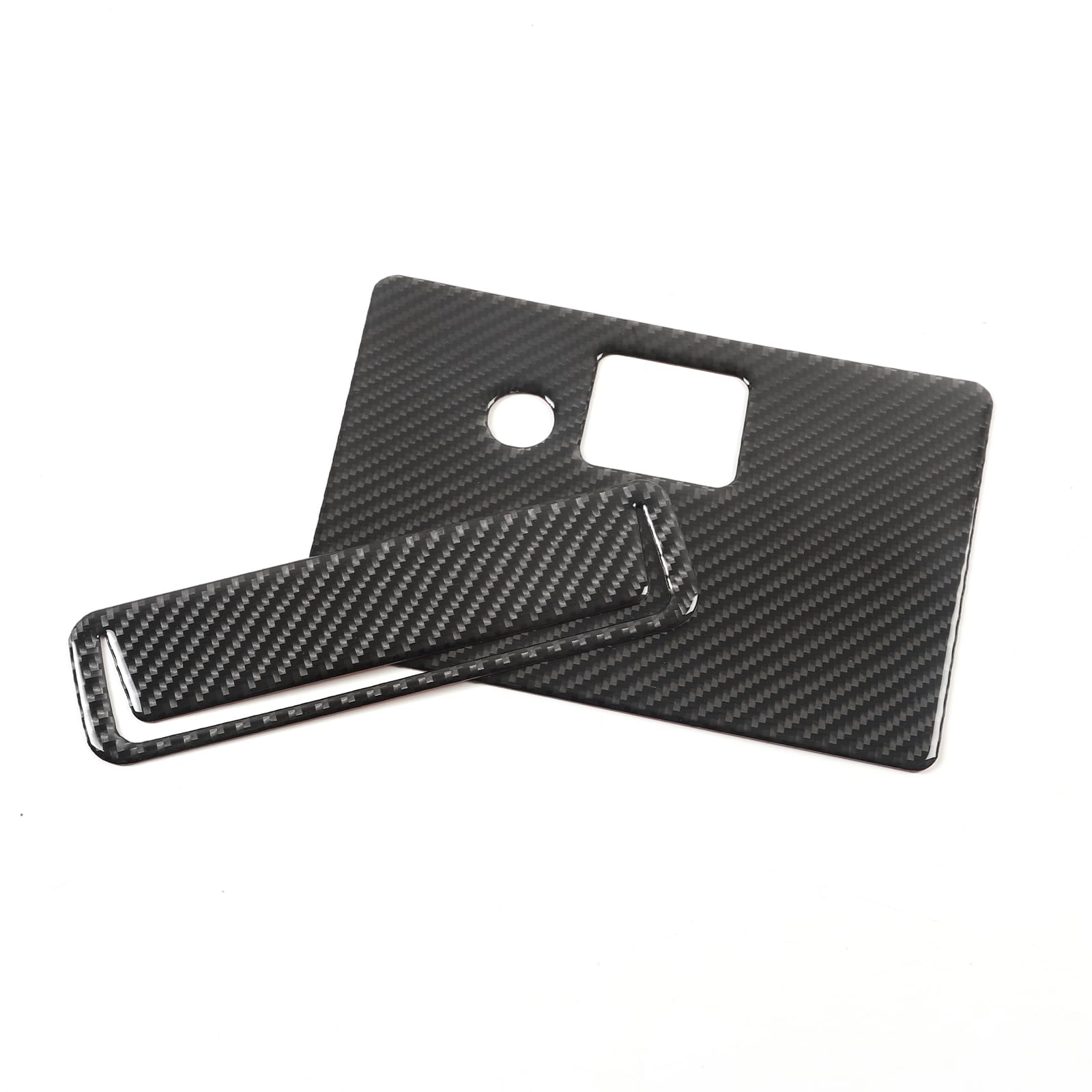 PIUGILH Aufkleber für die hintere Ablagefachverkleidung der Zentralverriegelung Geeignet für Mazda MX-5 2016-2024,Mittelkonsole hinteren Aufbewahrungskasten Panel Cover (Schwarz) von PIUGILH