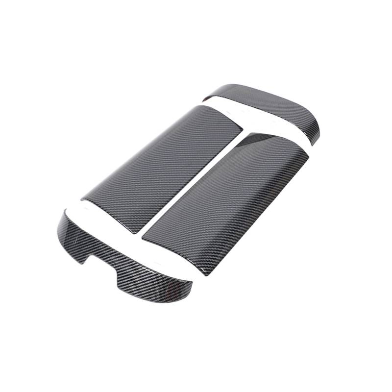 PIUGILH Auto Mittelkonsole Armlehnenkasten dekorative Abdeckung Geeignet für Mer@ce@des B@ENZ S-Klasse 2021-2024, ABS Carbon Muster Mittelkonsole Armlehne Schutz Aufkleber Cover von PIUGILH