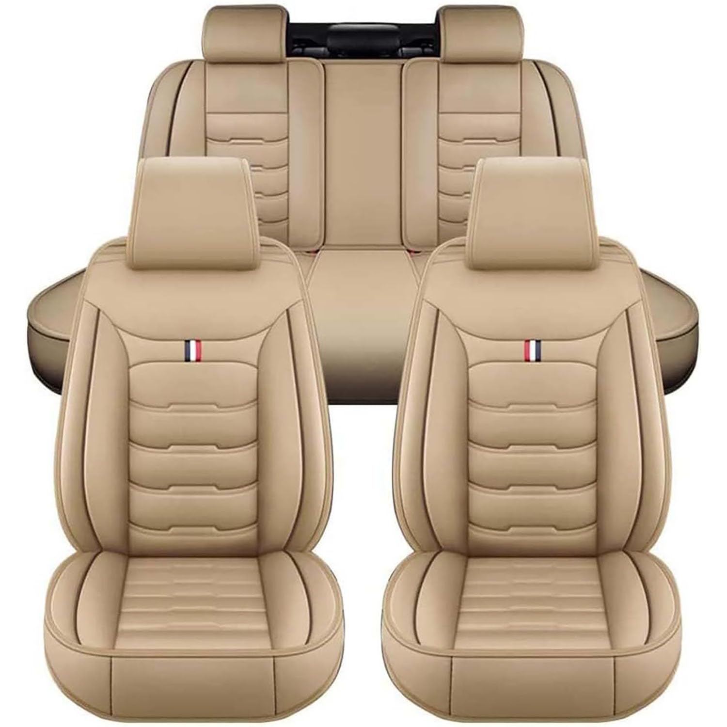 PIYFFVHJK Auto Sitzbezüge Set für Volvo XC90 5seats 2003-2019, Leder Autositzbezüge Sets 5 Sitzer Sitzkissen Innenraum Sitzauflagen Sitzschoner Zubehör,C/Beige PIYFFVHJK Auto Sitzbezüge Set für Volvo XC90 5seats 2003-2019, Leder Autositzbezüge Sets 5 Sitzer Sitzkissen Innenraum Sitzauflagen Sitzschoner Zubehör,C/Beige von PIYFFVHJK