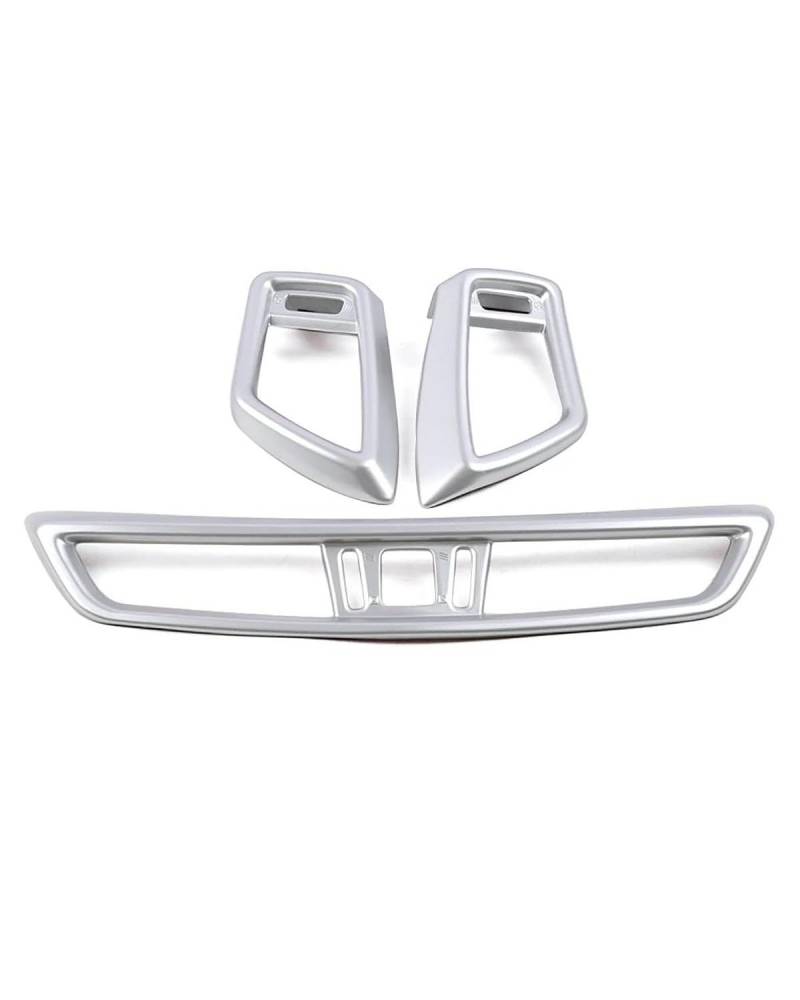 Navigation Panel Frame 3 STÜCKE Für Qashqai J11 Für X-trail X Trail T32 2014 2020 Auto Armaturenbrett AC Air Outlet Vent Ring Rahmenabdeckung Verkleidung Teil Re Decoration Panel Trim Accessories von PJJUHS