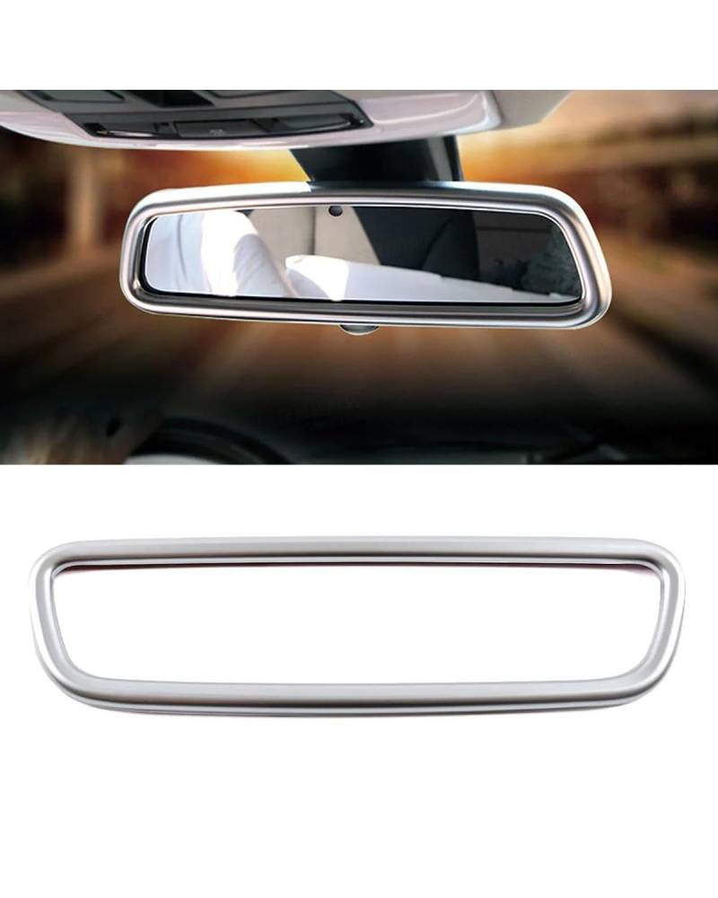 Navigation Panel Frame Für Benz Für C Für GLC Für GLE Für GLS M-Klasse W205 X253 W166 Auto-Innenspiegelrahmen-Ringabdeckung Verkleidungsmaterial Silber Dekorieren Decoration Panel Trim Accessories von PJJUHS