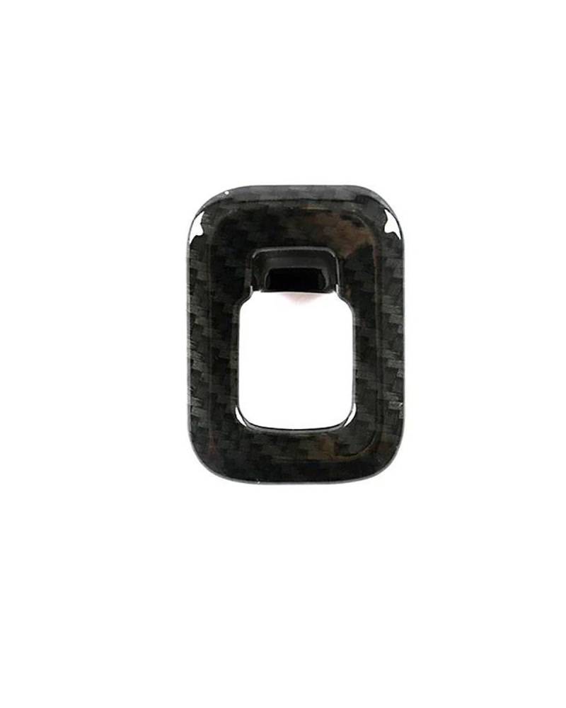 Navigation Panel Frame Für Benz Für C Für GLC Klasse W205 S205 X253 Autoinnenraum Re Heckklappe Kofferraumknopf Schalterfeld Rahmenabdeckung Zieraufkleber Decoration Panel Trim Accessories(Carbon Fibe von PJJUHS
