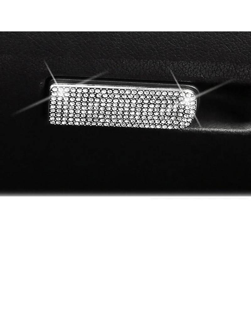 Navigation Panel Frame Für Benz Für GLB Für Klasse Für GLB220 GLB250 2020 2021 Innenausstattung Mittelkonsolendekoration Re Crystal Diamond Ring Trim Aufkleber Decoration Panel Trim Accessories(Style von PJJUHS
