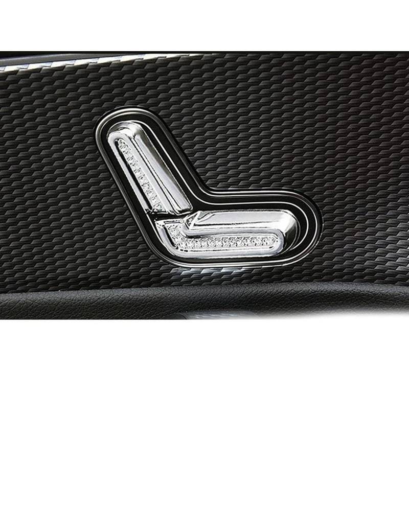 Navigation Panel Frame Für Benz Für GLB Für Klasse Für GLB220 GLB250 2020 2021 Innenausstattung Mittelkonsolendekoration Re Crystal Diamond Ring Trim Aufkleber Decoration Panel Trim Accessories(Style von PJJUHS