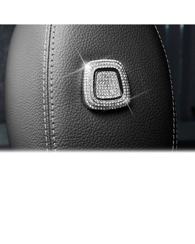 Navigation Panel Frame Für Benz Für GLB Für Klasse Für GLB220 GLB250 2020 2021 Innenausstattung Mittelkonsolendekoration Re Crystal Diamond Ring Trim Aufkleber Decoration Panel Trim Accessories(Style von PJJUHS