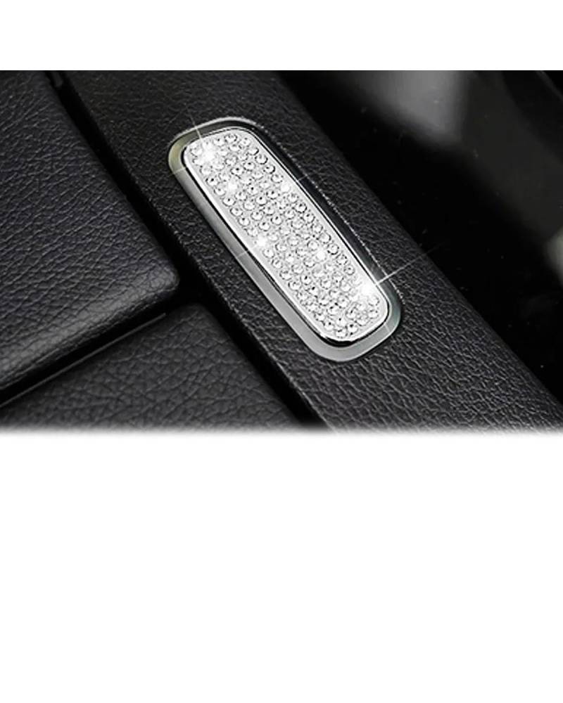 Navigation Panel Frame Für Benz Für GLB Für Klasse Für GLB220 GLB250 2020 2021 Innenausstattung Mittelkonsolendekoration Re Crystal Diamond Ring Trim Aufkleber Decoration Panel Trim Accessories(Style von PJJUHS