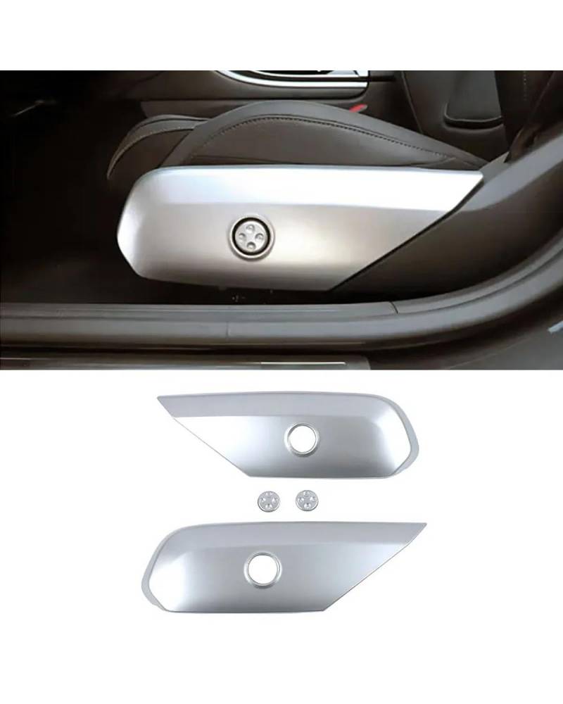 Navigation Panel Frame Für Benz für C-Klasse W206 2022 2023 C200 C220 C260 C300 Auto-Innenraumteil Re-Rahmenabdeckung Verkleidung Dekorieren Silberaufkleber Decoration Panel Trim Accessories(Style K) von PJJUHS